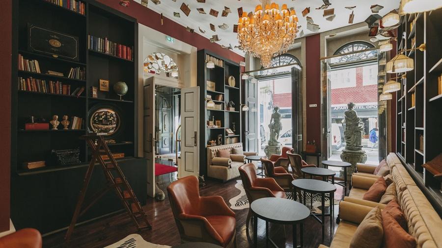Torel Palace Порто Екстериор снимка Library